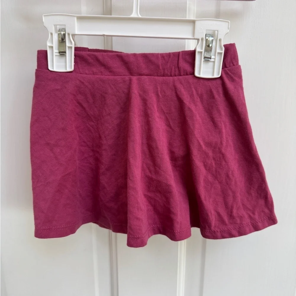 The Children's Place 2T Girls Burgundy like Skater Soft Skirt Skort